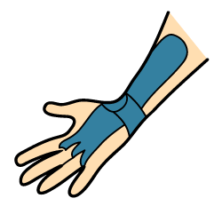 Taped Wrist